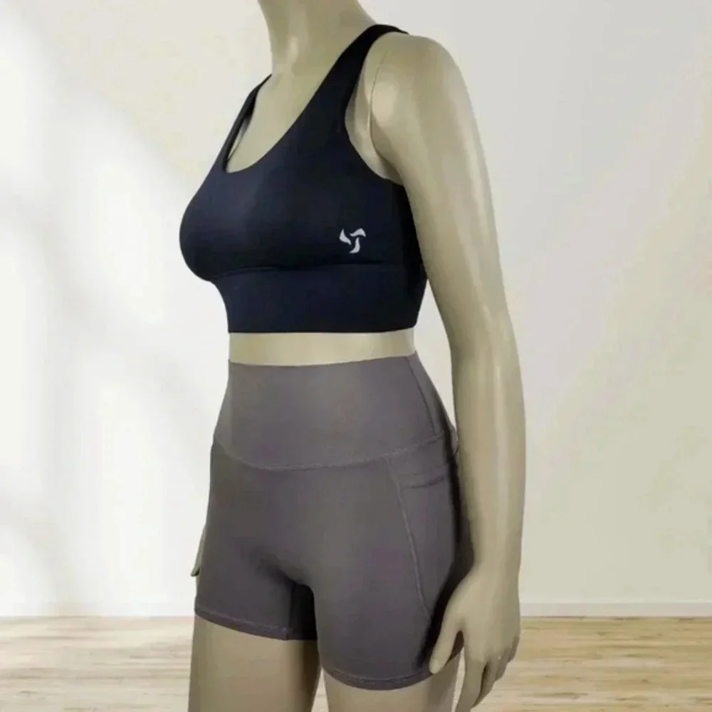 Pedigree eMPWR Women’s Strapback Sports Bra | High Support | Evo-Dry™ (black) - Picture 8 of 9